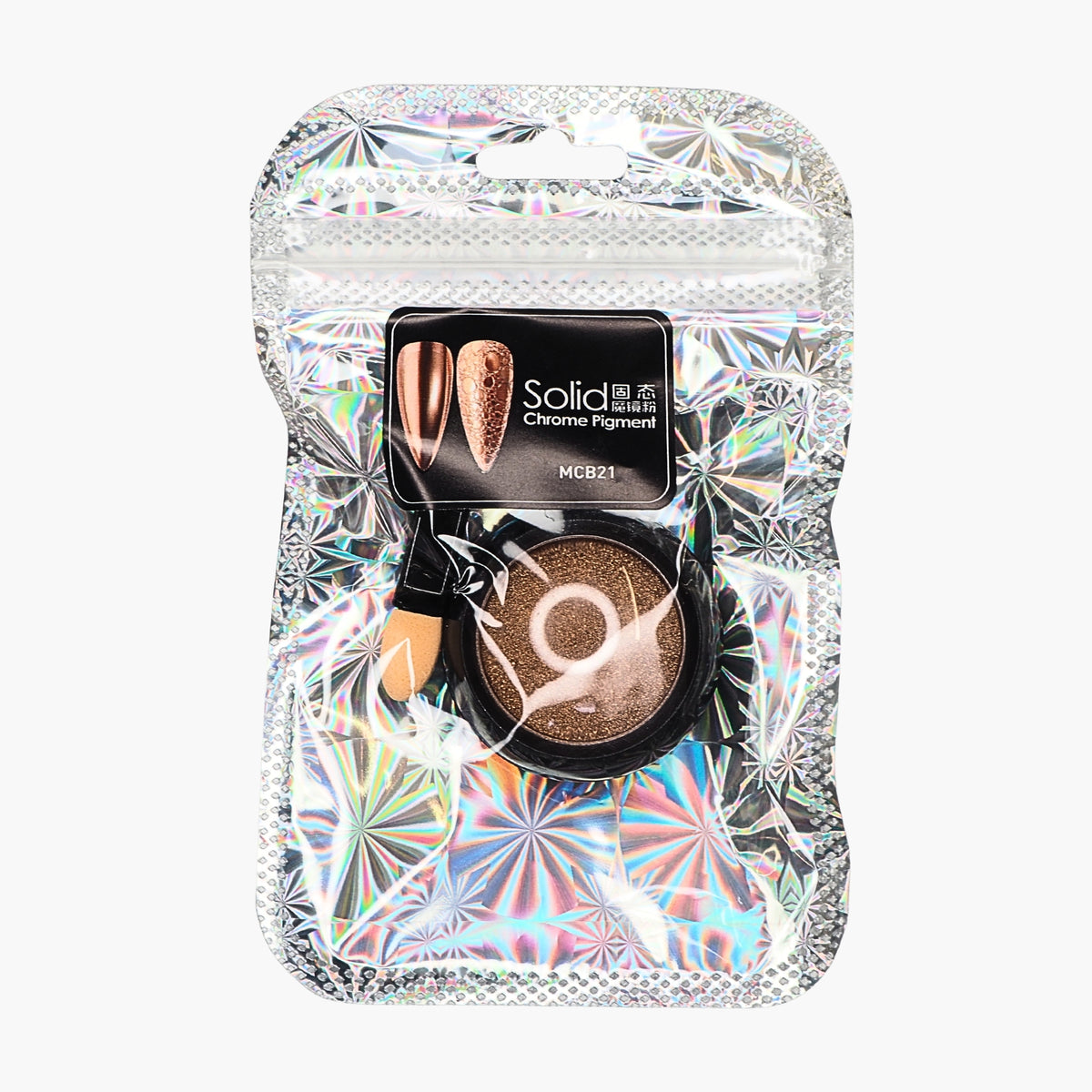 Nailfix Mirror Chrome Pigmentti, 21 Rose Gold