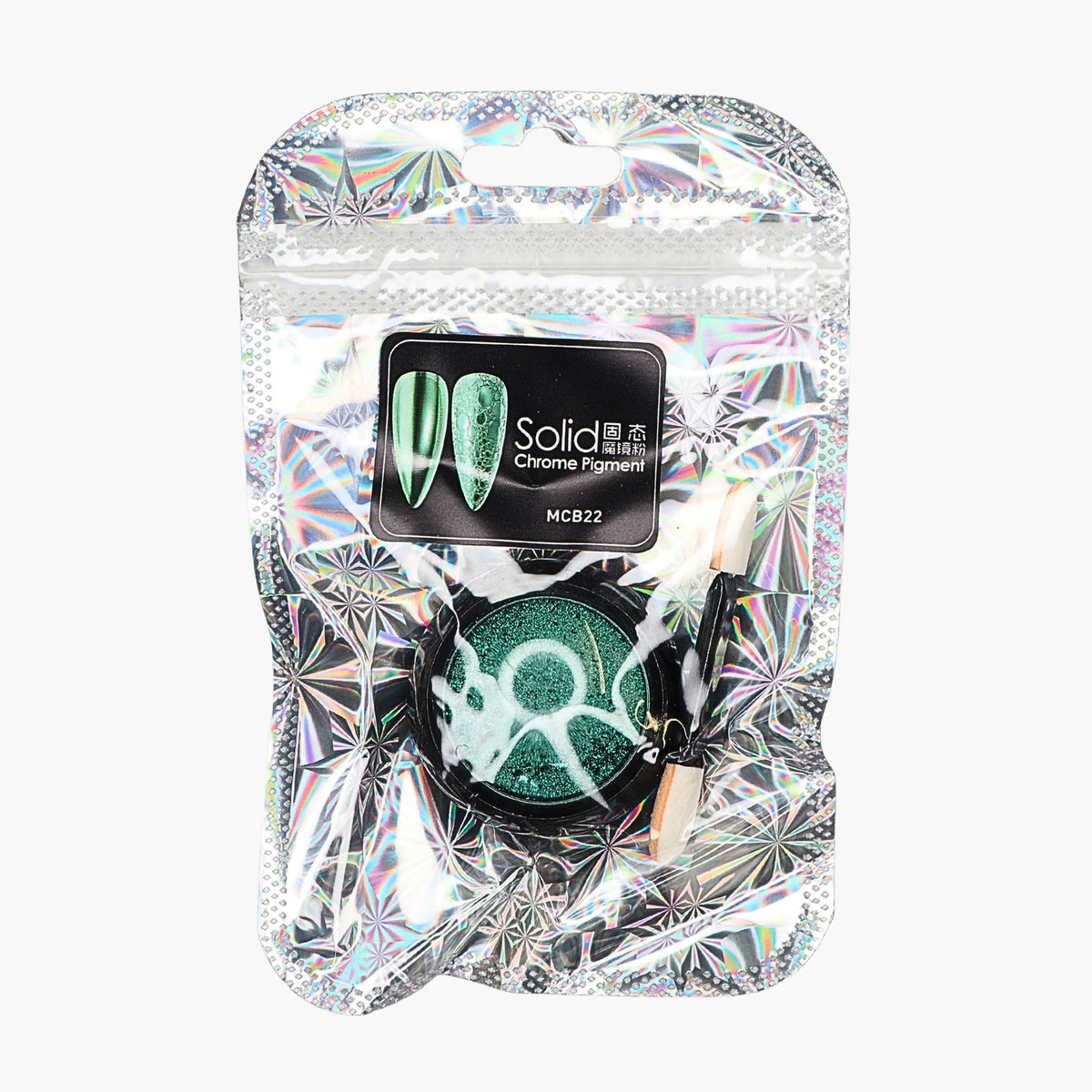 Nailfix Mirror Chrome Pigmentti, 22 Emerald