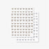 TOMONI Nail Decals, Metallic Bows