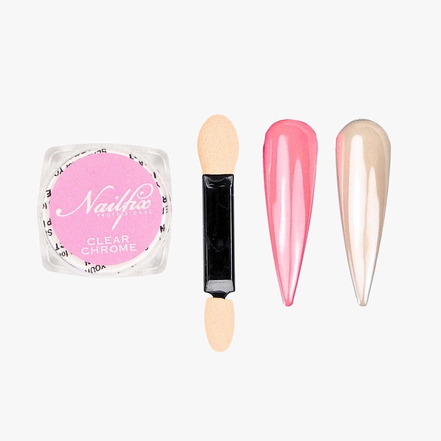 Nailfix Clear Chrome Powder