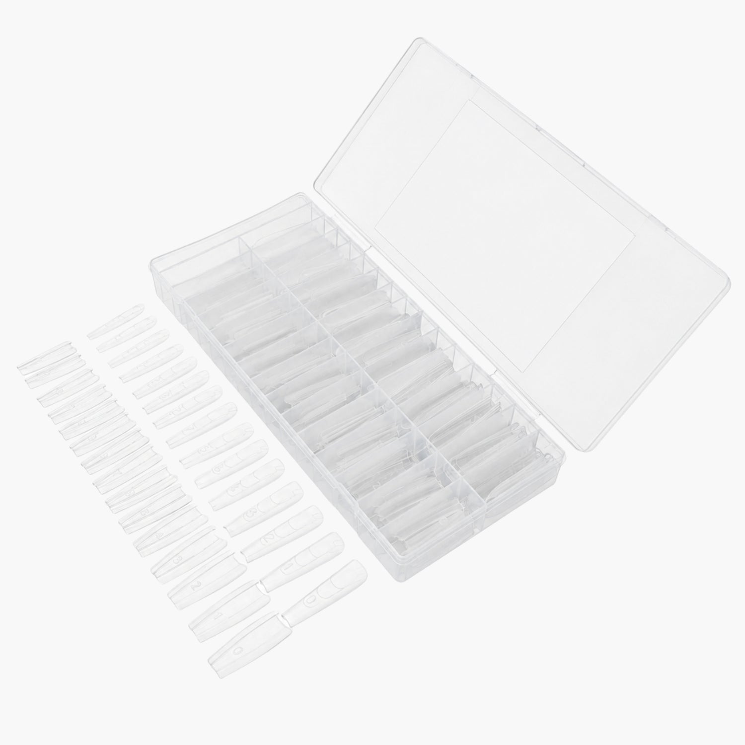Nailfix Sandwich Dual Nail Form, Coffin 120 pcs