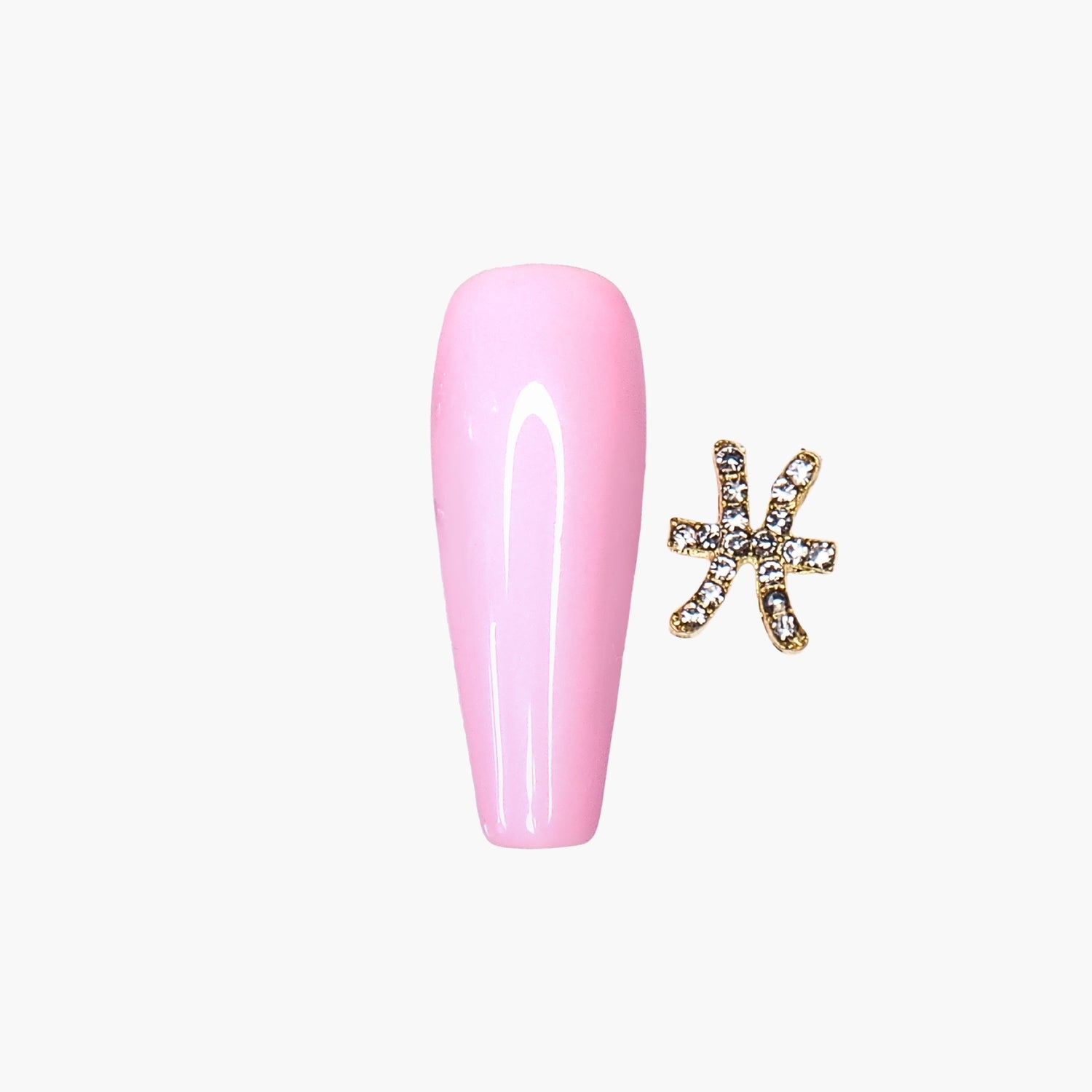 Nail Decoration, Zodiac signs Gold