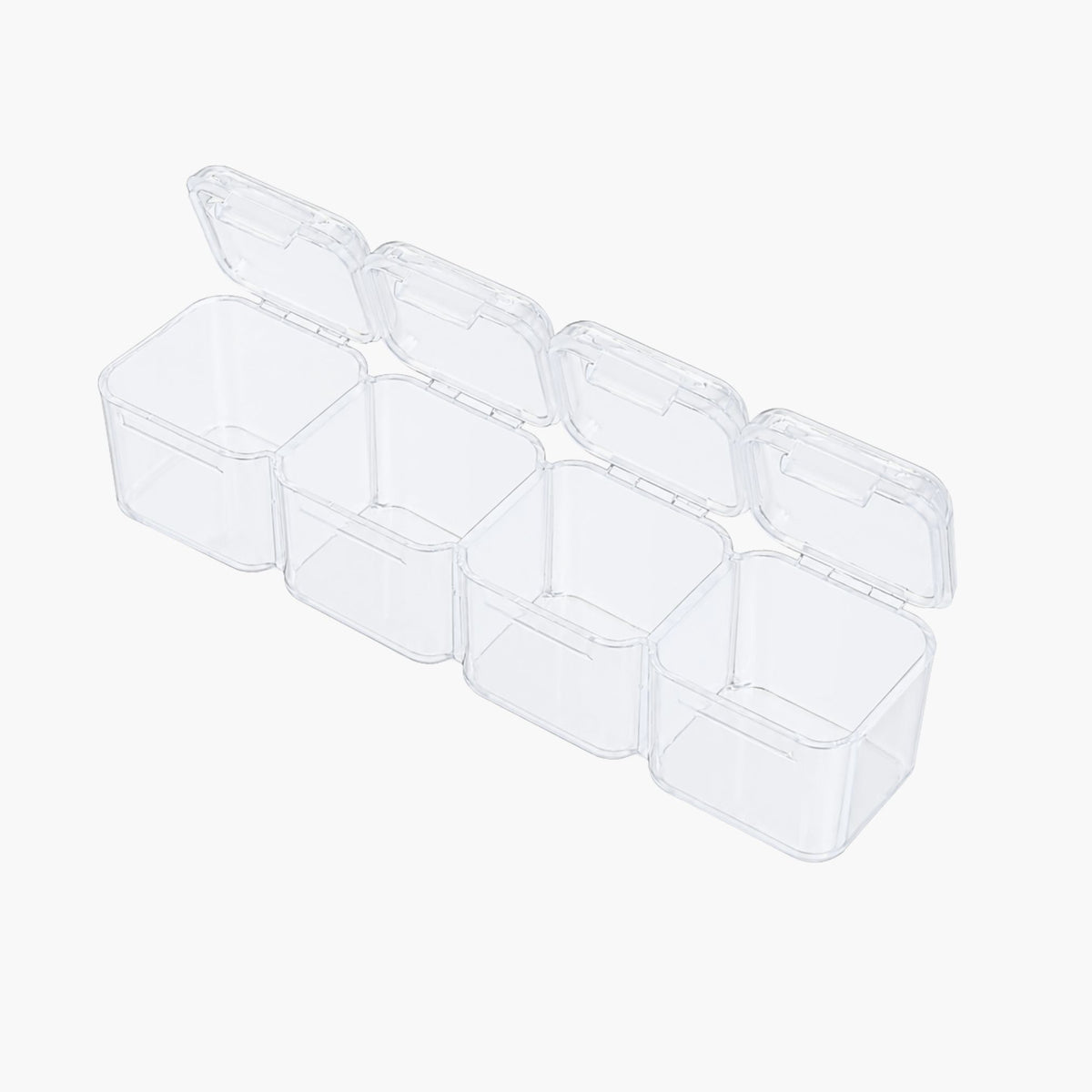 Storage box, 7x4 Clear