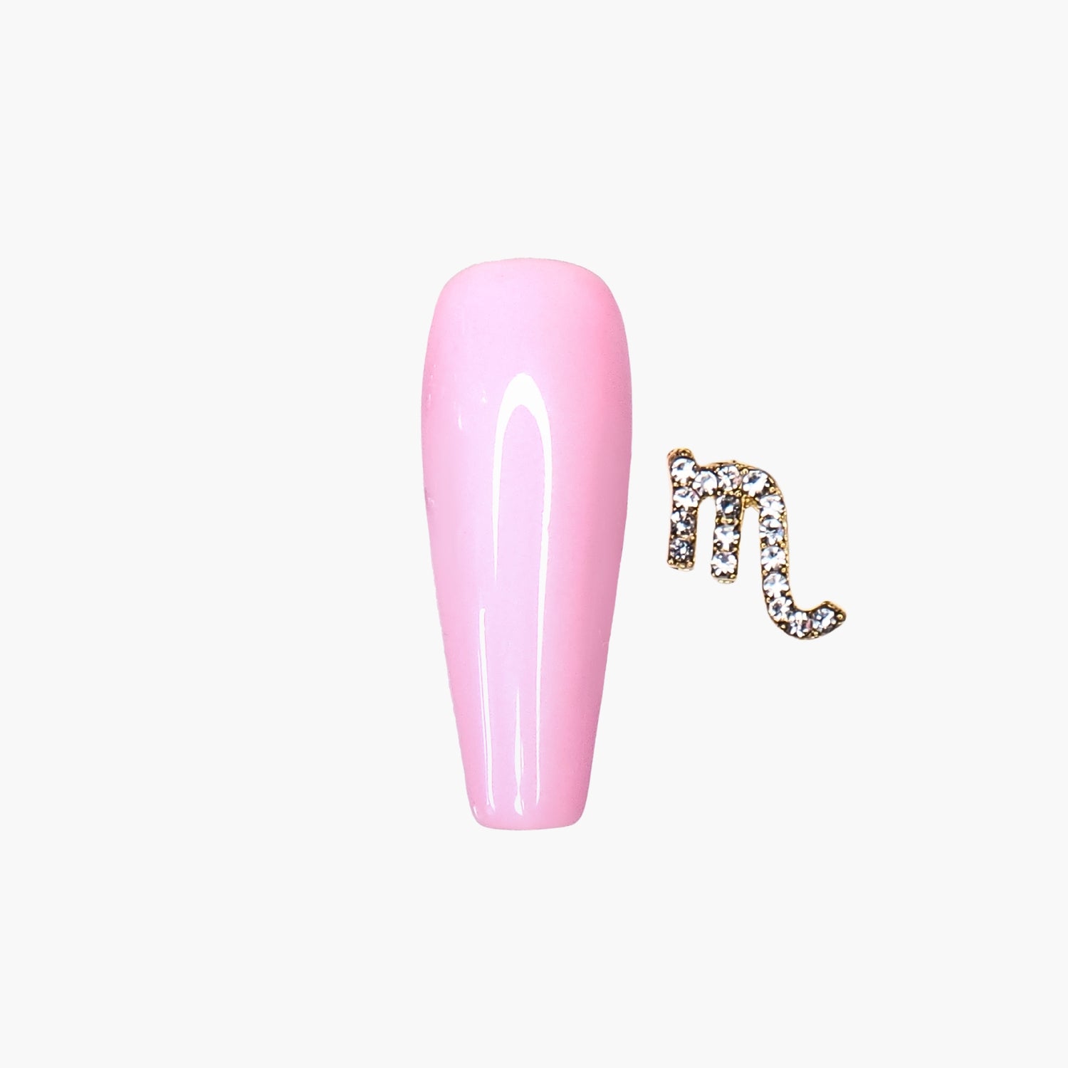 Nail Decoration, Zodiac signs Gold