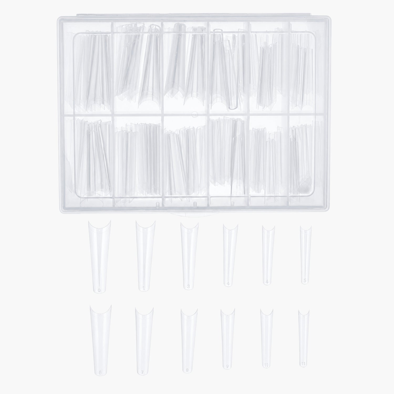 Tip box 240 pcs., Long Coffin