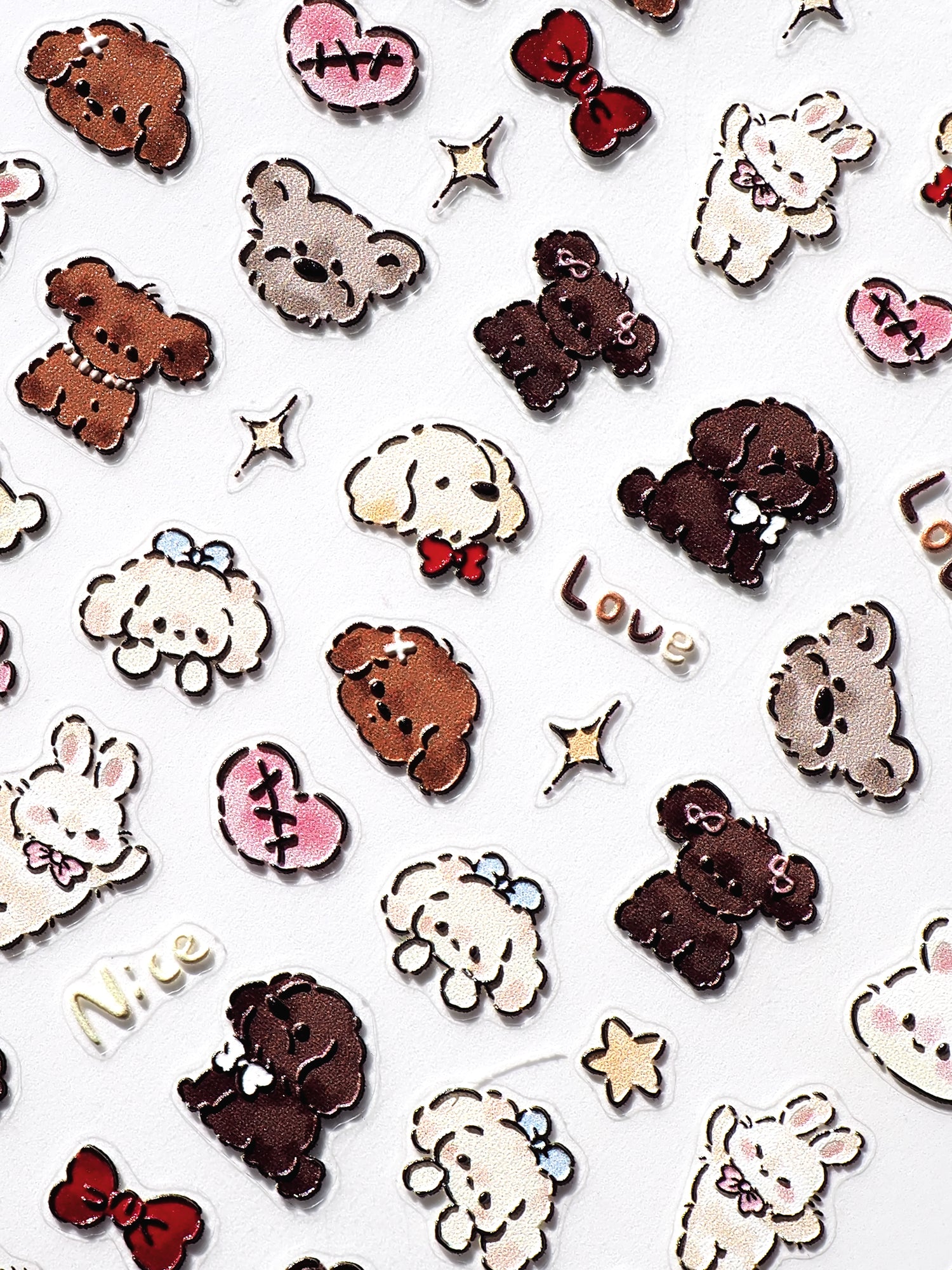 TOMONI Nail Stickers, Pets