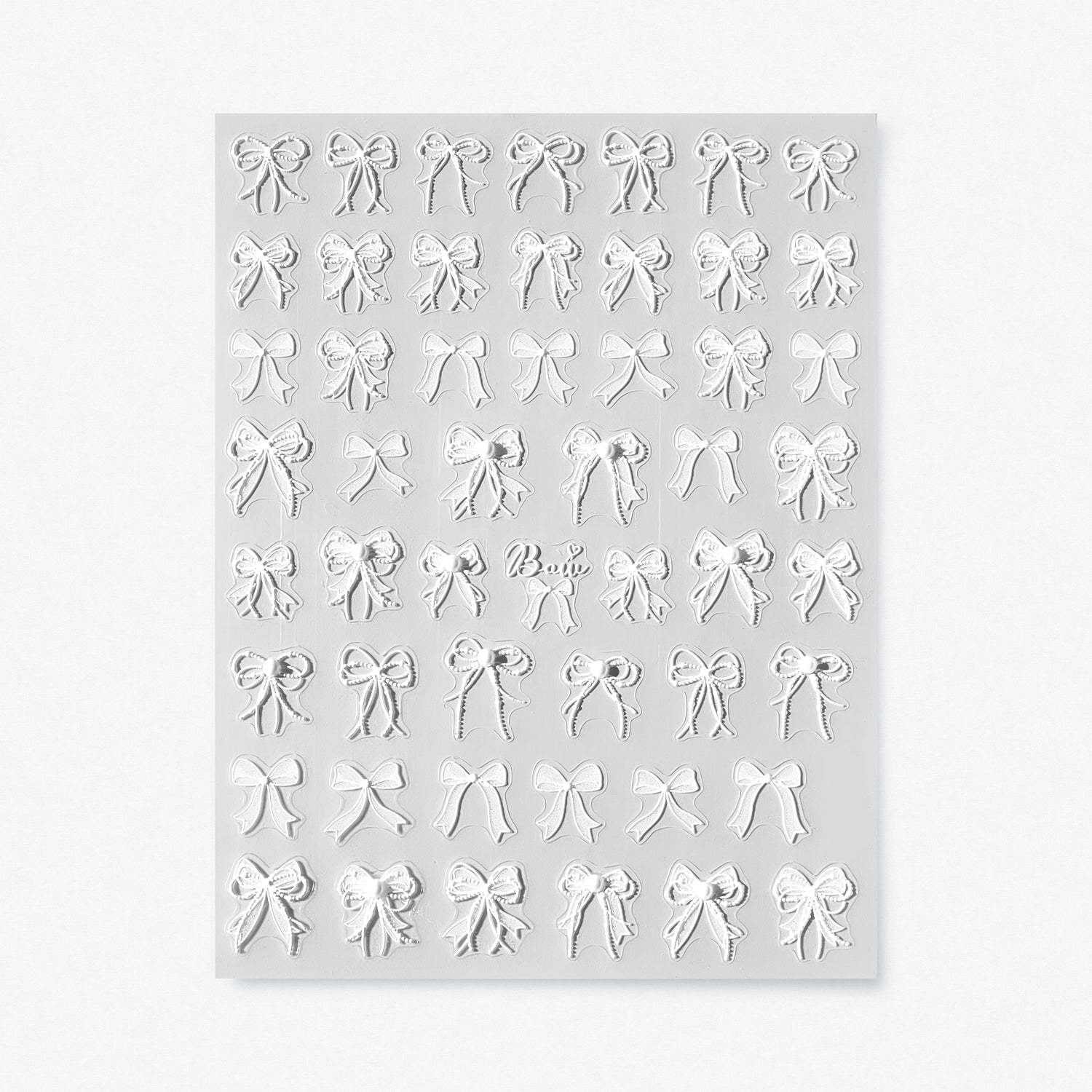 TOMONI Nail Stickers, Lace Bows