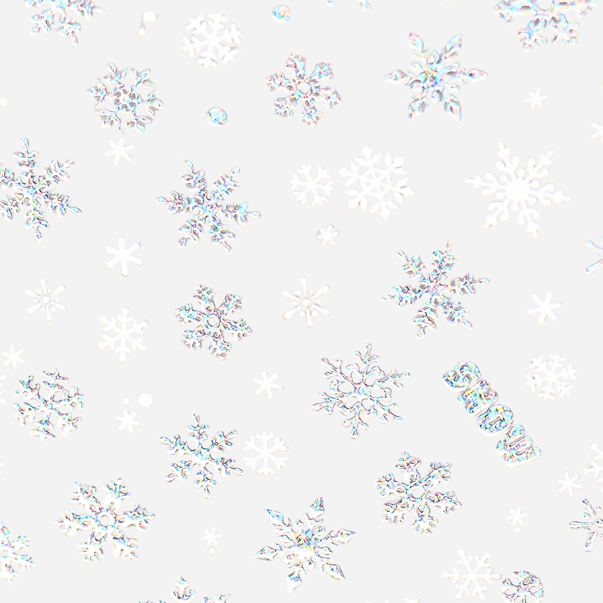 TOMONI Kynsitarrat, Glitter Snowflakes
